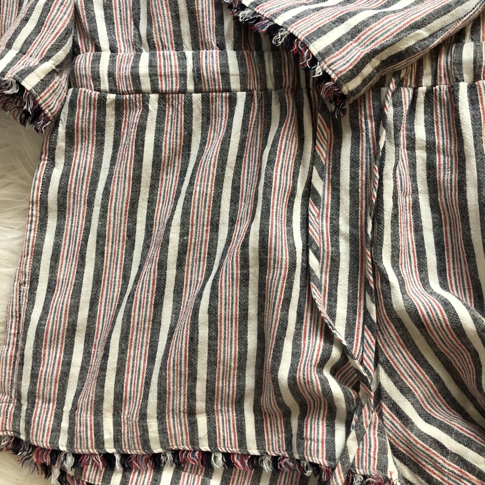 Cloth and stone button back romper - Picture 8 of 8